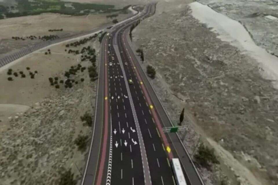 הדמיית הכביש , מועצה אזורית בנימין