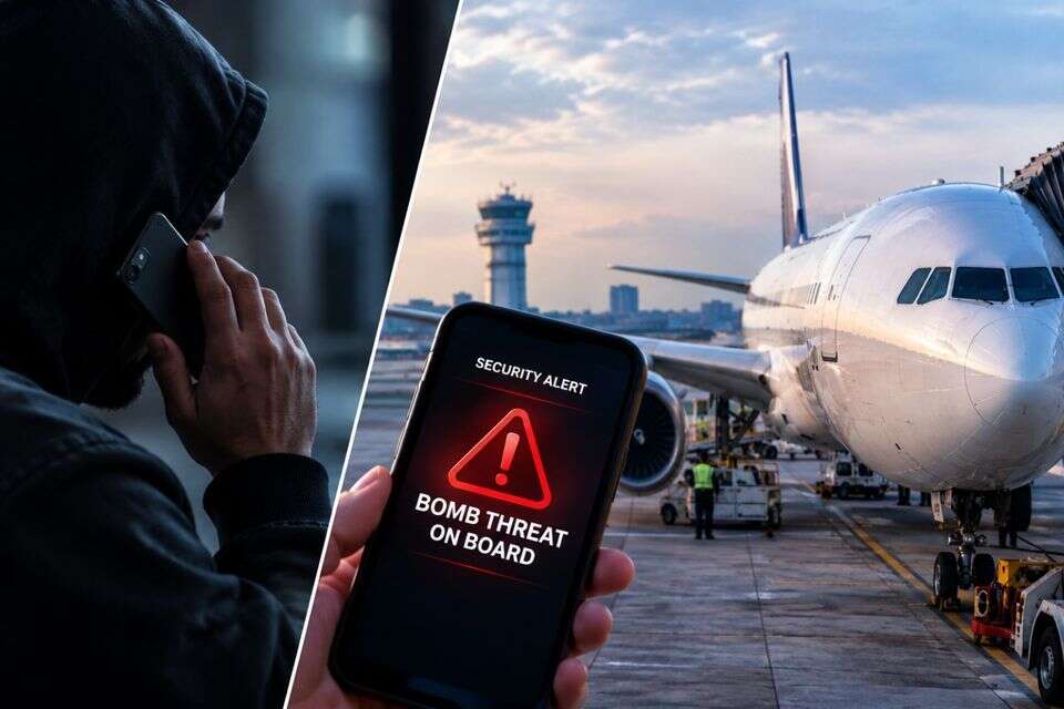 דיווח שווא על פצצה במטוס: הודעה אחת עלולה לשבש טיסות רבות , אילוסטרציה