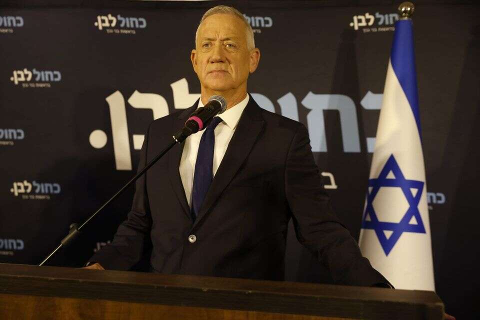 בני גנץ בהצהרה לתקשורת על פרישתו , יוסף יהושע