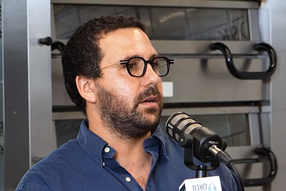 אביעד פלד , צילום מסך מתוך הפודקאסט "לשבת לקחת"