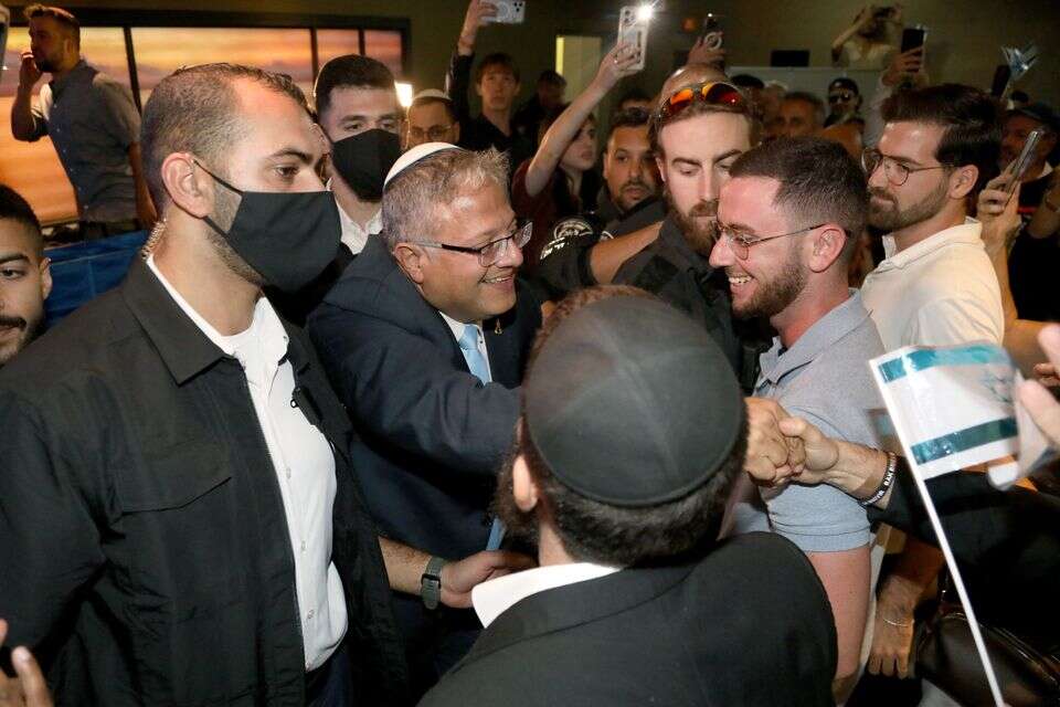 בן גביר בכנס בנתניה , גדעון מרקוביץ