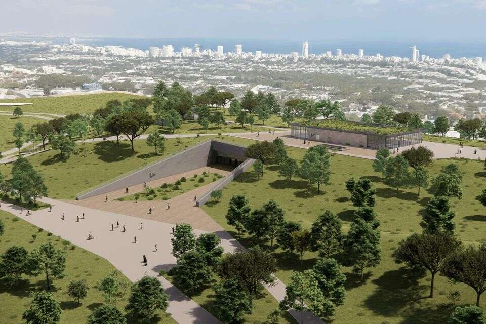 הדמיית תחנת המטרו בפארק אריאל שרון , הדמיה: חברת נת"ע
