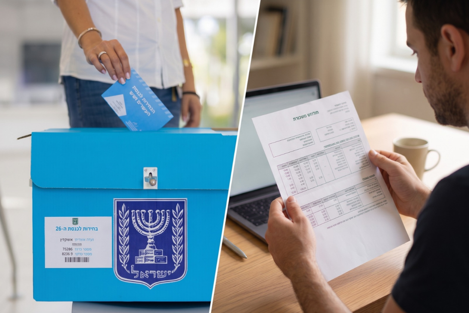 בניתם על 200% שכר בבחירות? עלול להיות קאץ' בתלוש ,
