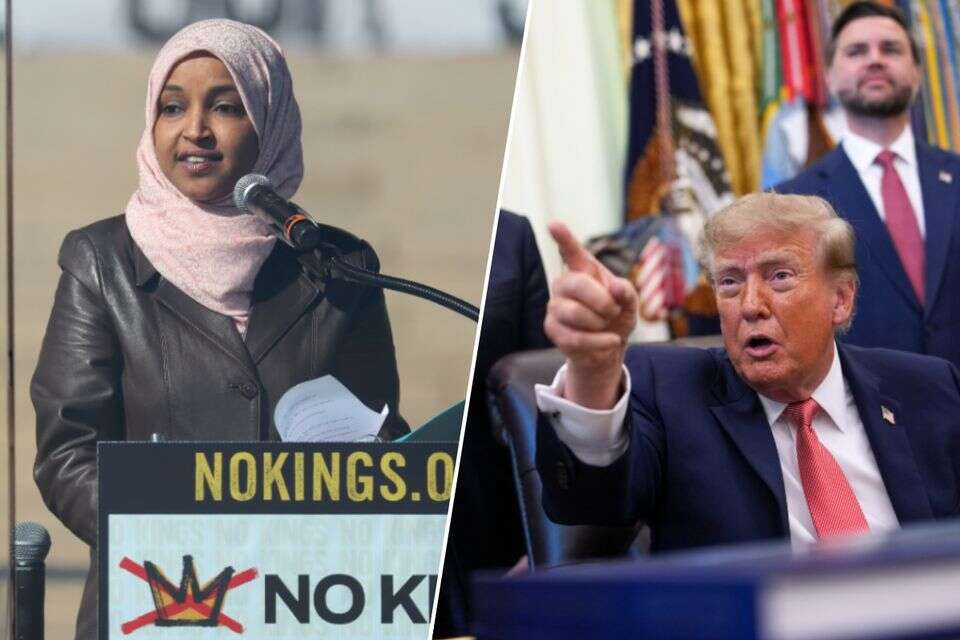 טראמפ על עומאר: "אולי היא תגורש או תלך לכלא" , רויטרס