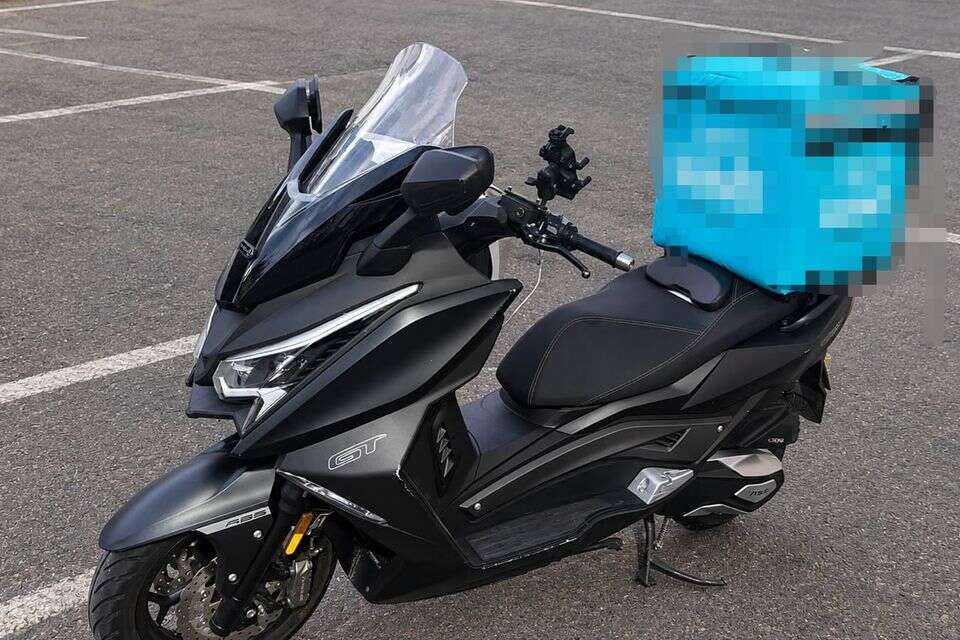 הקטנוע ששימש את השליח בהפצת סמים , דוברות המשטרה