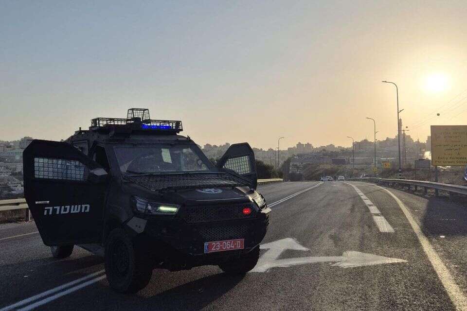 זירת פיגוע הירי הבוקר בהר חברון , TPS