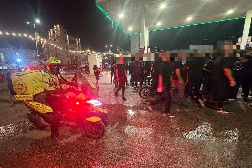 פיצוץ רימון בכפר מנדא , מד"א