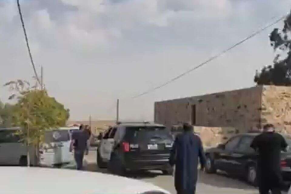 מזירת האירוע הירי בירדן , צילום מסך אל-ערביה ירדן
