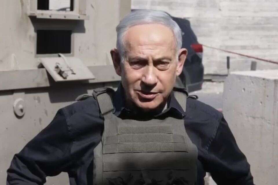 נתניהו בחברון , צילום מסך, עומר מירון/ לע"מ