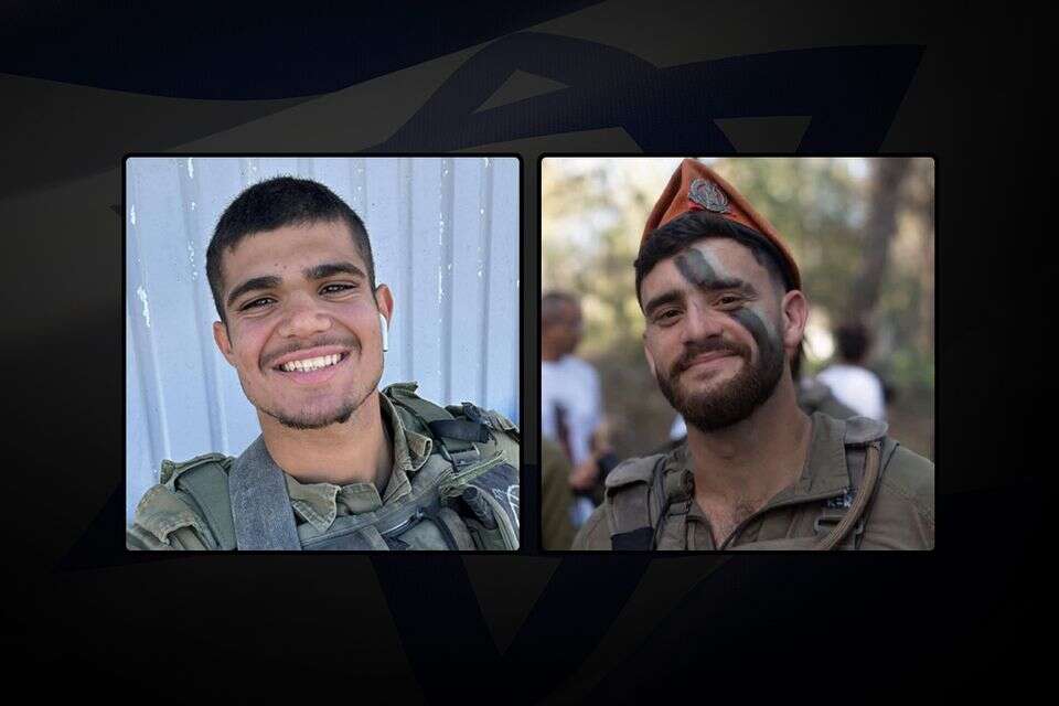 סמ"ר רון יונתן רויטמן וסמל יובל שי סוילם , דובר צה"ל
