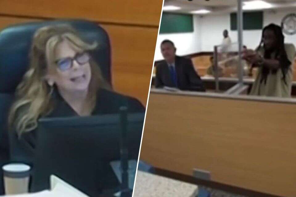 המשפט בפלורידה , צילום מסך רשת X