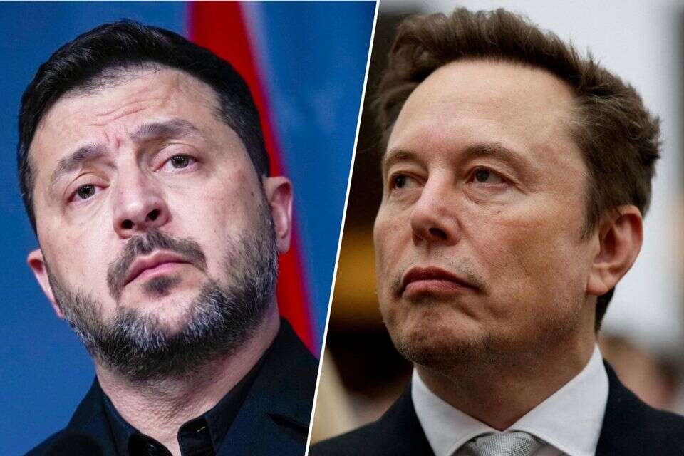 מאסק וזלנסקי , אי.פי.אי/רויטרס