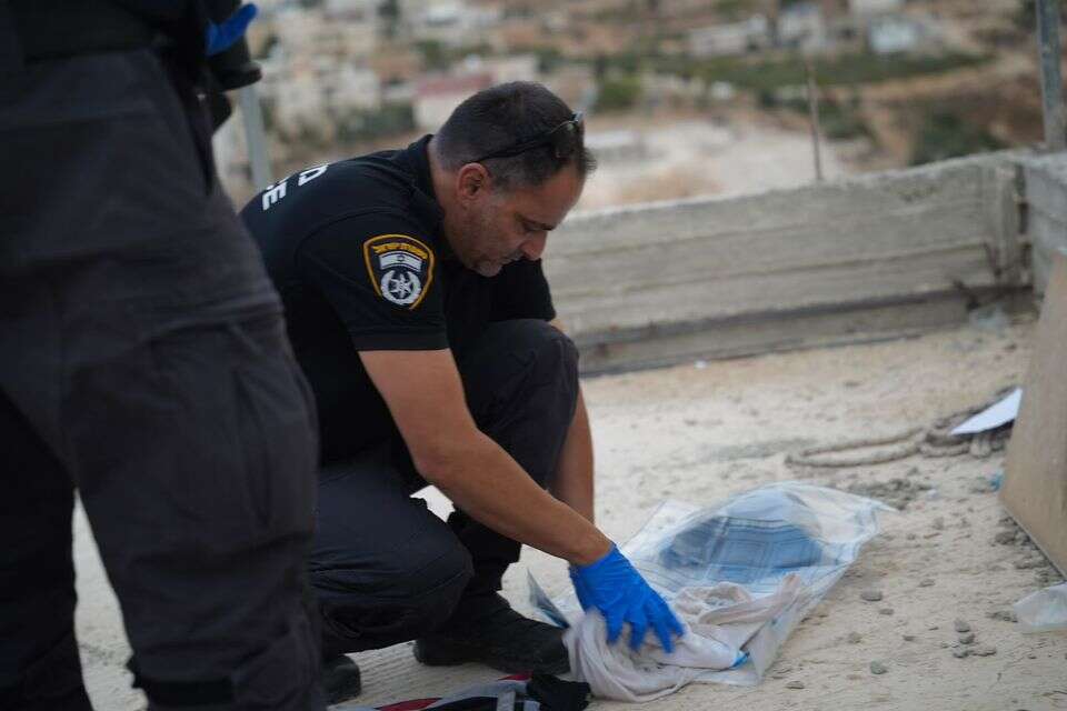 זירת מציאת הגופה ביהודה , המשטרה