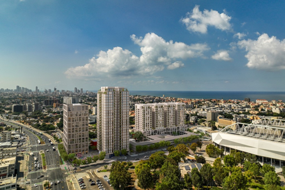 הכניסה ליפו תשתנה דרמטית. הבנייה סמוך לבלומפילד , .
