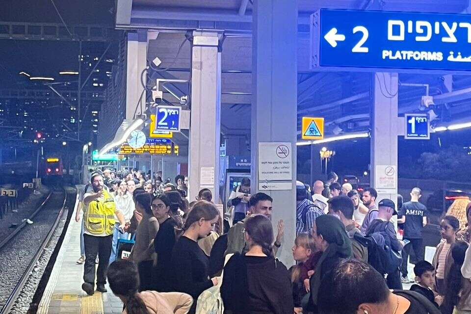 כ-260 אלף נסיעות נרשמו ברכבת ישראל עד לשעה 18:00 , רכבת ישראל