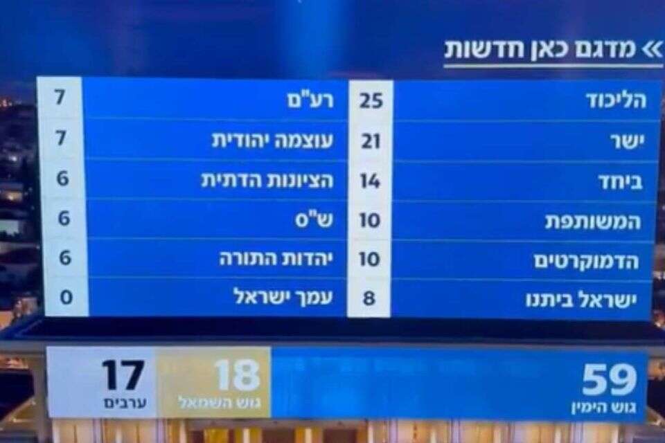 המדגם של כאן 11 בערוץ 14 , צילום מסך