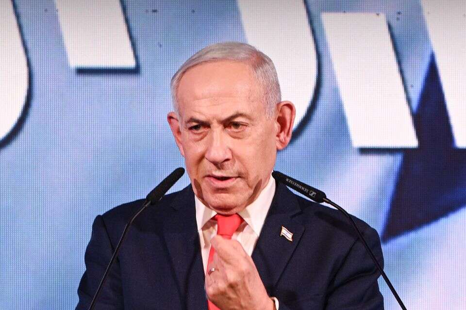 הפך לנטל על המדינה. נתניהו בנאום ליל הבחירות במטה מפלגת הליכוד , GettyImages