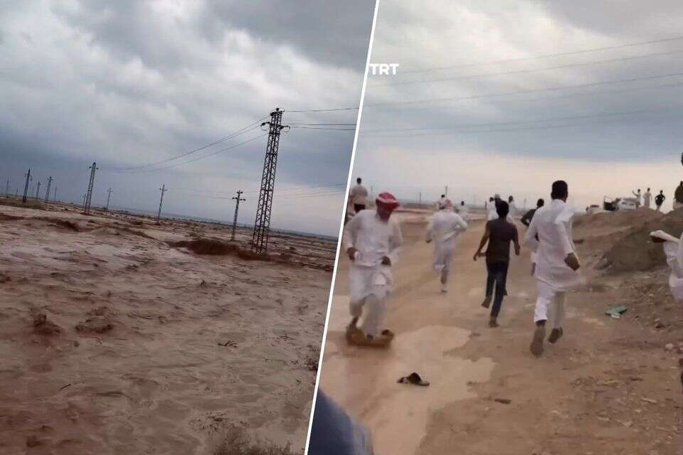 מצרים בורחים מהשיטפון , רשתות ערביות