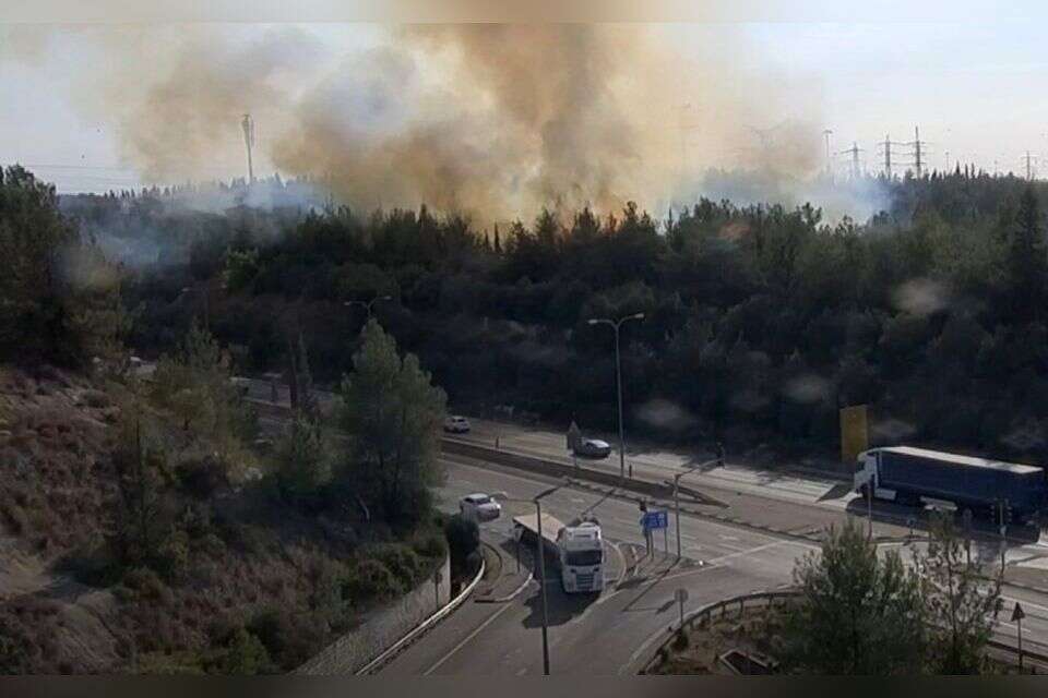 שריפה סמוך לבן שמן , דוברות המשטרה