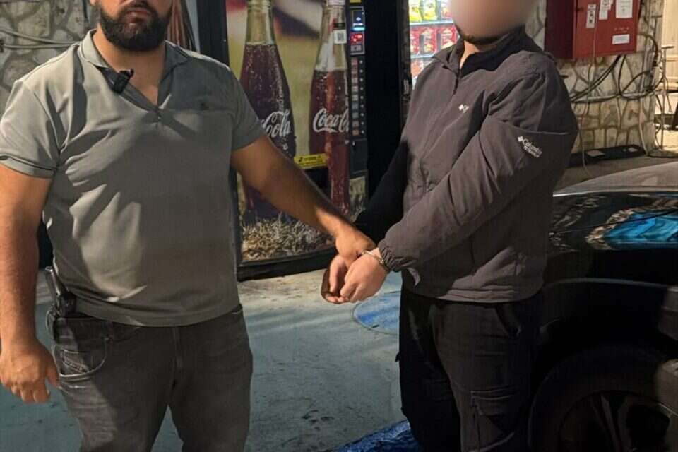 תושב עזה נתפס בגוש חלב , דוברות המשטרה